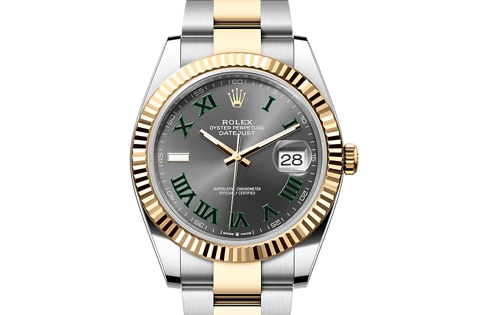 Rolex Datejust 41 M126333-0019 Watch Font Facing