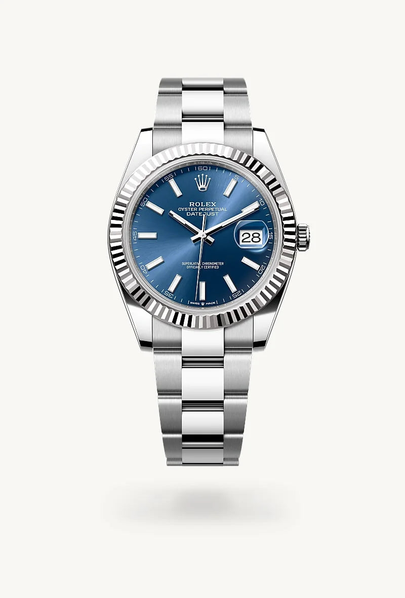 Rolex Datejust 41 White Rolesor - combination of Oystersteel and white gold, M126334-0001