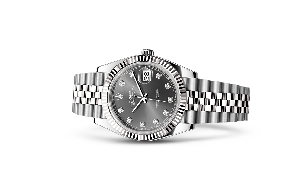 Rolex Datejust 41 M126334-0006 Watch in Store Laying Down