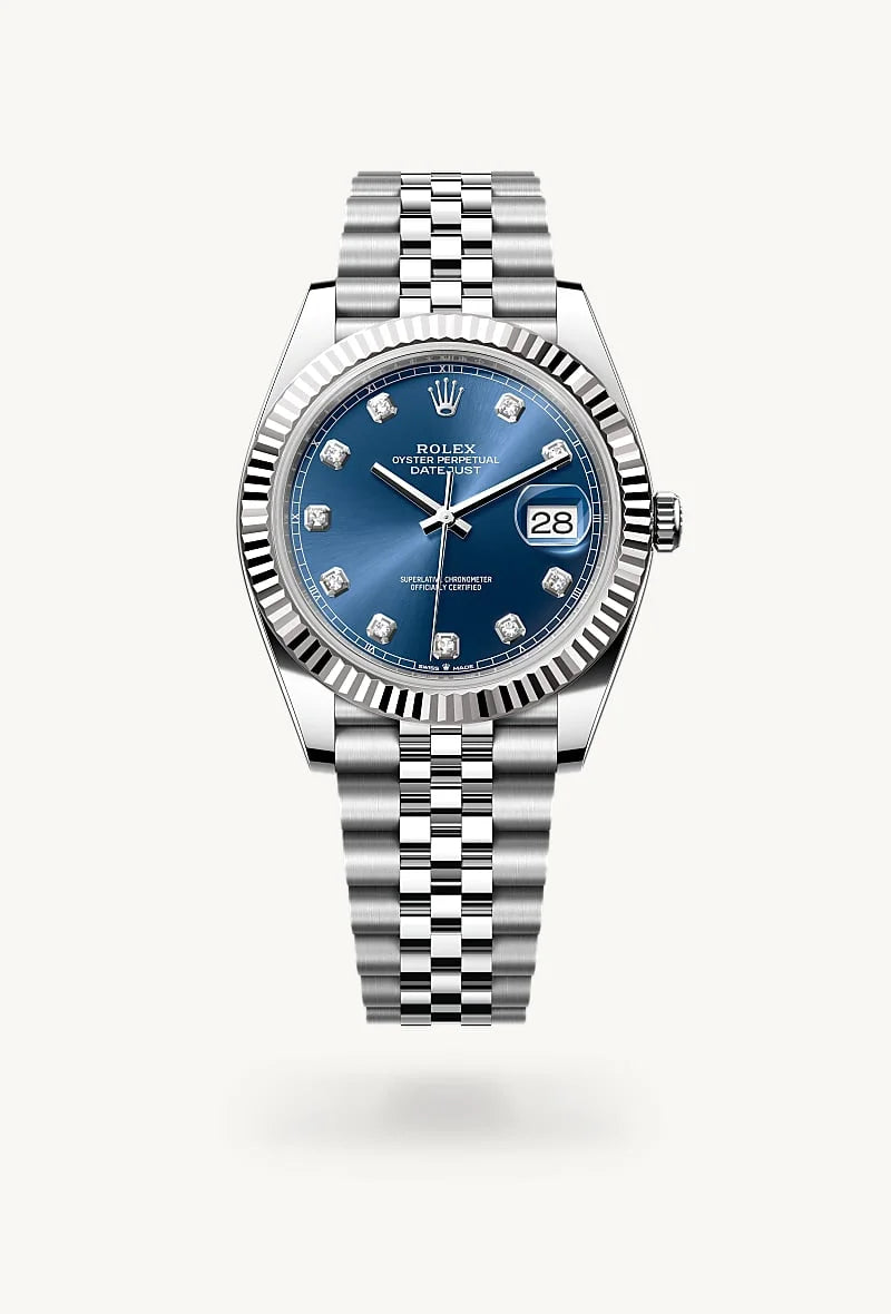 Rolex Datejust 41 White Rolesor - combination of Oystersteel and white gold, M126334-0016