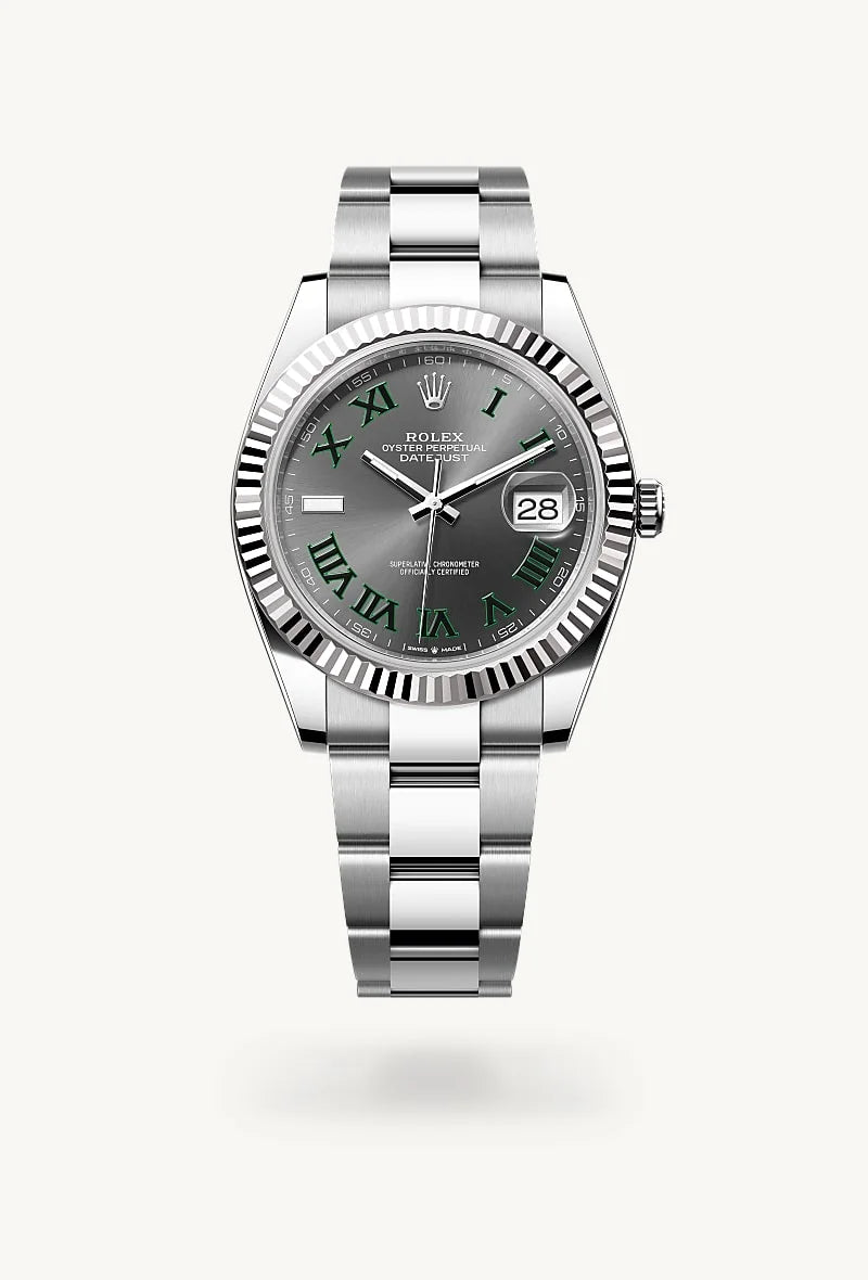 Rolex Datejust 41 White Rolesor - combination of Oystersteel and white gold, M126334-0021