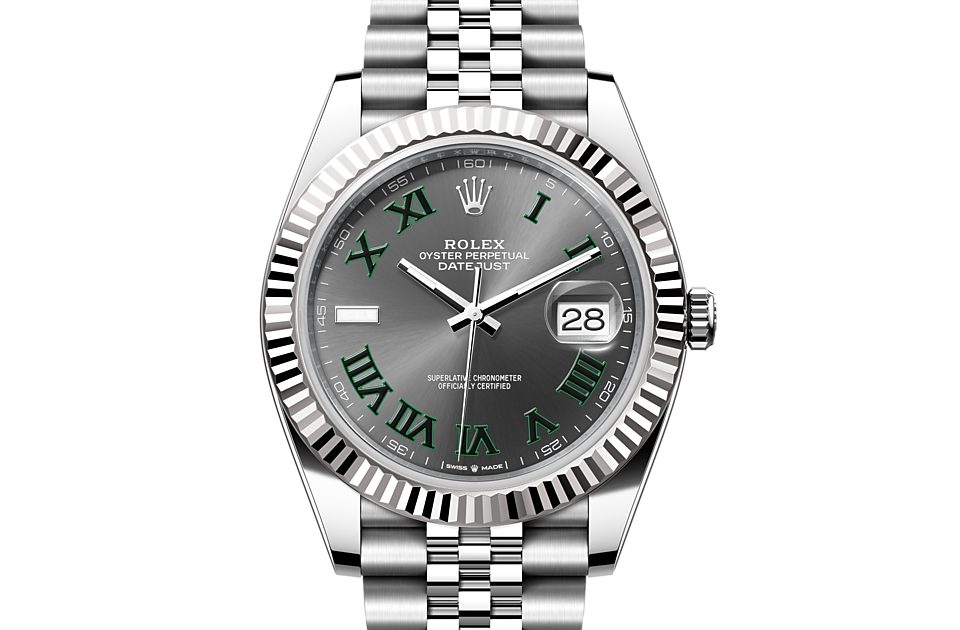 Rolex Datejust 41 m126334-0022 Watch Font Facing
