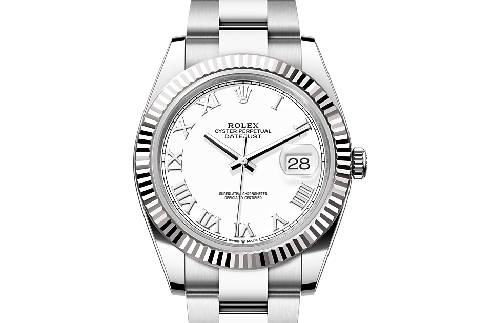 Rolex Datejust 41 M126334-0023 Watch Front Facing