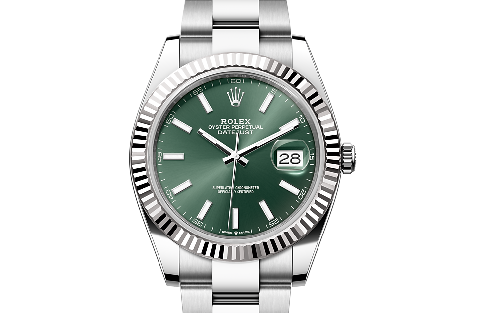Rolex Datejust 41 M126334-0027 Watch Front Facing