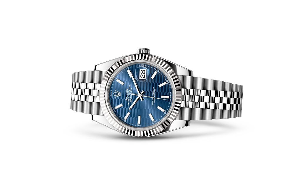 Rolex Datejust 41 M126334-0032 Watch in Store Laying Down