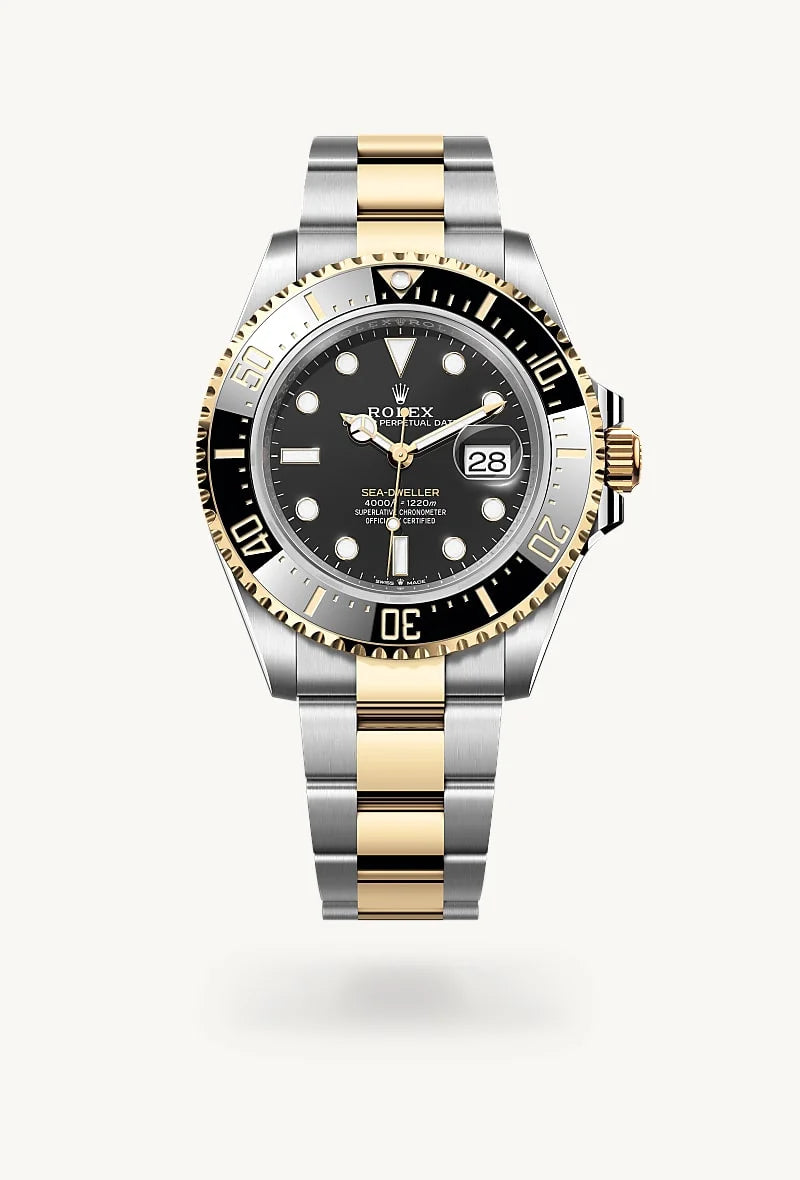 Rolex Sea-Dweller in Yellow Rolesor - combination of Oystersteel and yellow gold, M126603-0001 - Meierotto Jewelers