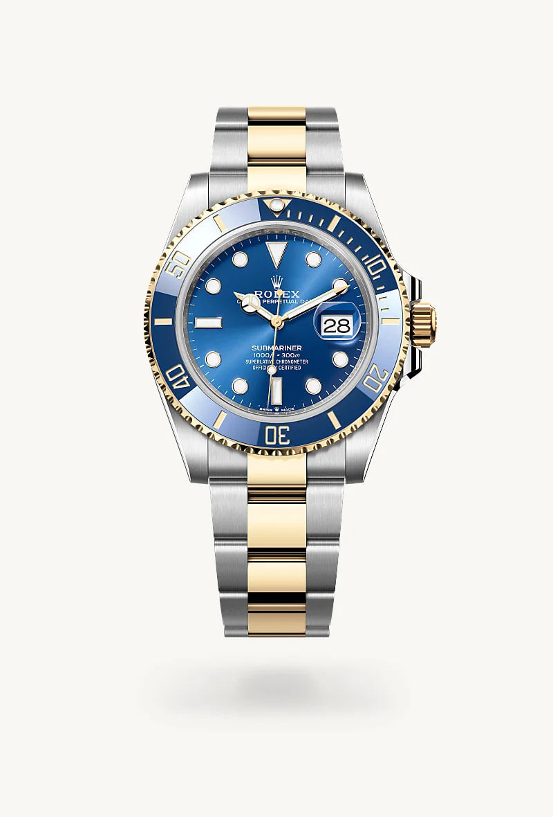 Rolex Submariner in Yellow Rolesor - combination of Oystersteel and yellow gold, M126613LB-0002 - Meierotto Jewelers