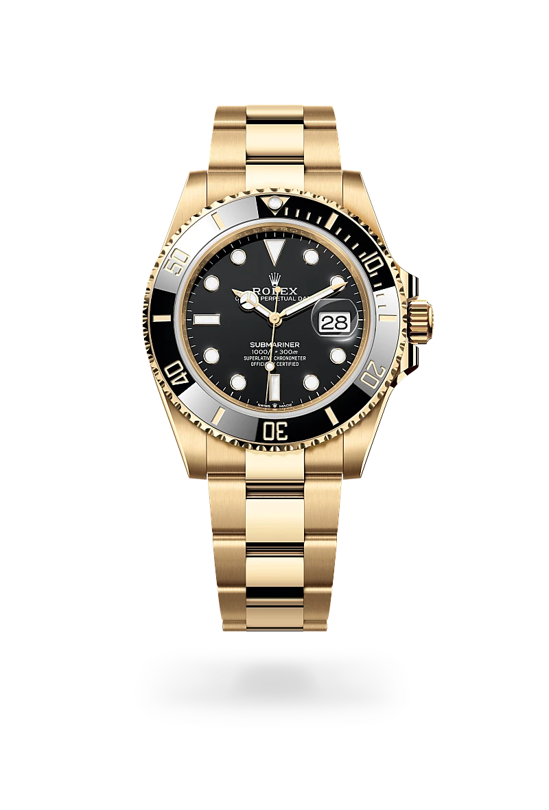 Rolex Submariner in 18 kt yellow gold, M126618LN-0002 - Meierotto Jewelers