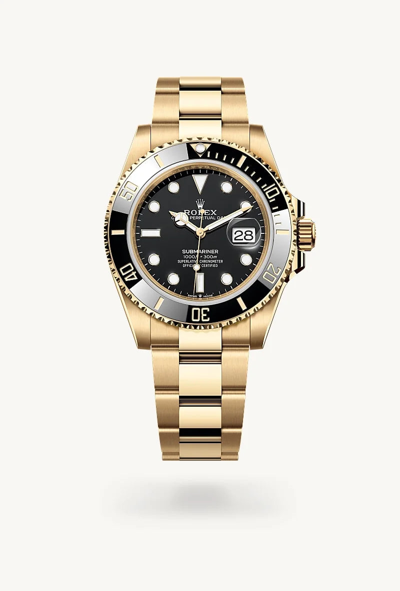 Rolex Submariner in 18 kt yellow gold, M126618LN-0002 - Meierotto Jewelers