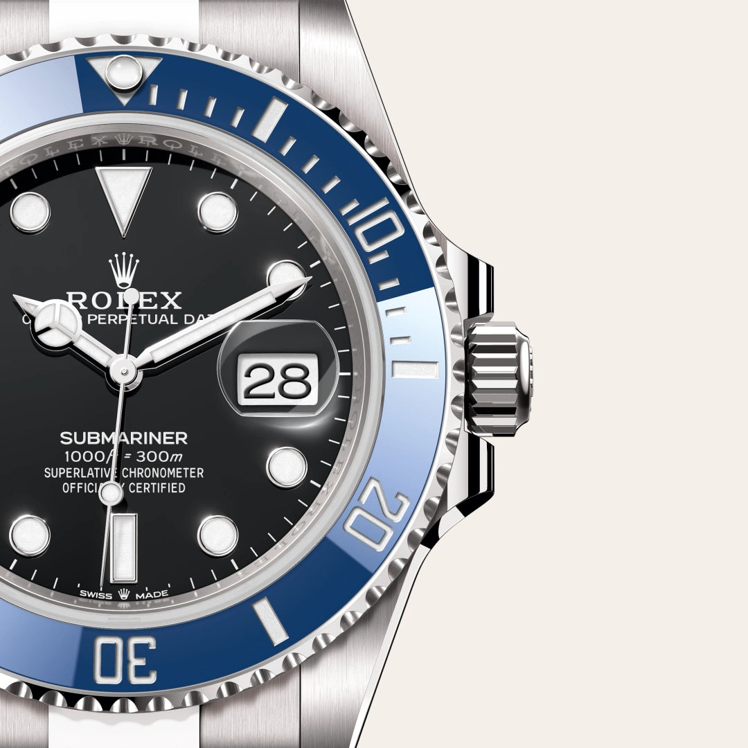 趣味・スポーツ・実用 OYSTER PERPETUAL SUBMARINER Rolex Submariner 126610LV Silver Oyster Bracelet with Green