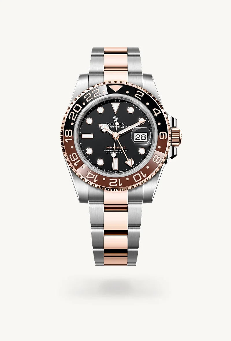 Rolex GMT-Master II in Everose Rolesor - combination of Oystersteel and Everose gold, M126711CHNR-0002 - Meierotto Jewelers