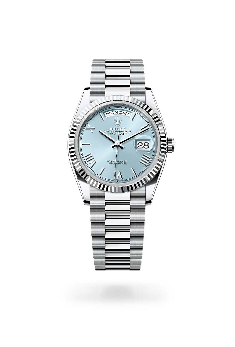 Rolex Day-Date in Platinum, M128236-0018 - Meierotto Jewelers