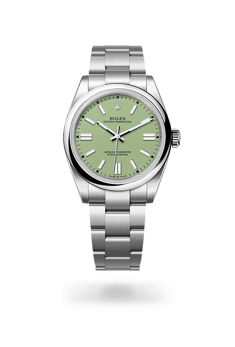 Rolex Oyster Perpetual in Oystersteel, M134300-0006 - Meierotto Jewelers