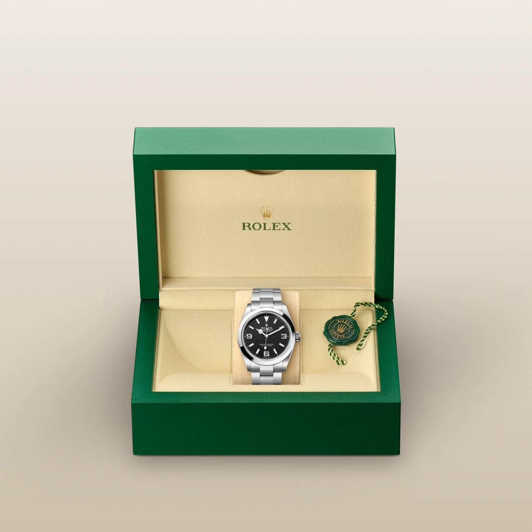 Rolex Explorer in Oystersteel, M224270-0001 | Meierotto Jewelers