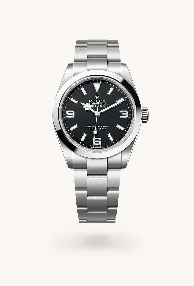 Rolex Explorer in Oystersteel, M224270-0001 - Meierotto Jewelers