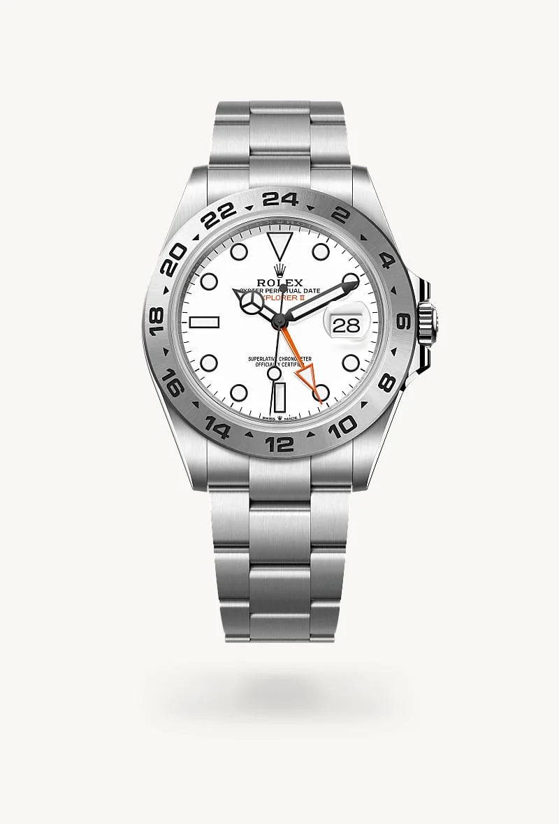 Rolex Explorer II in Oystersteel, M226570-0001 - Meierotto Jewelers