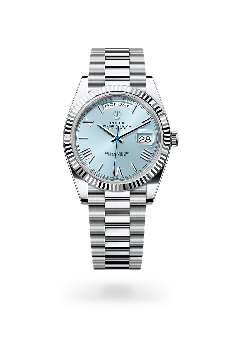 Rolex Day-Date in Platinum, M228236-0012 - Meierotto Jewelers