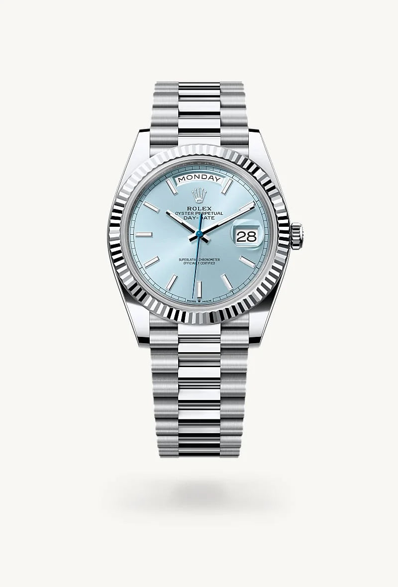 Rolex Day-Date in Platinum, M228236-0018 - Meierotto Jewelers