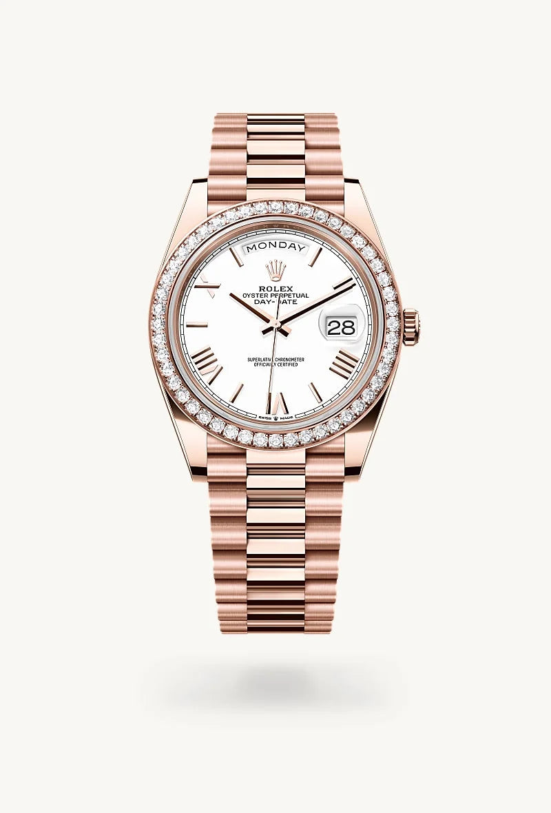 Rolex Day-Date 40 18 kt Everose gold, M228345RBR-0012