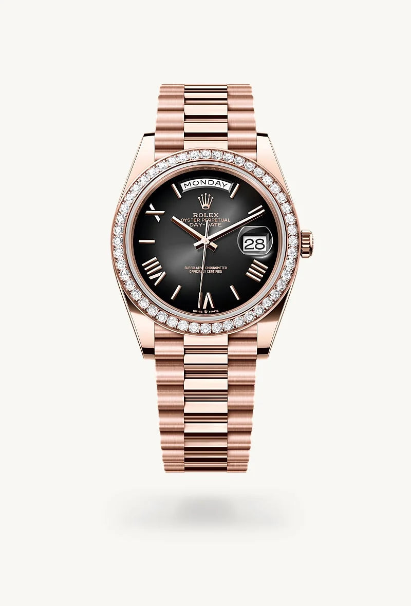 Rolex Day-Date 40 18 kt Everose gold, M228345RBR-0025