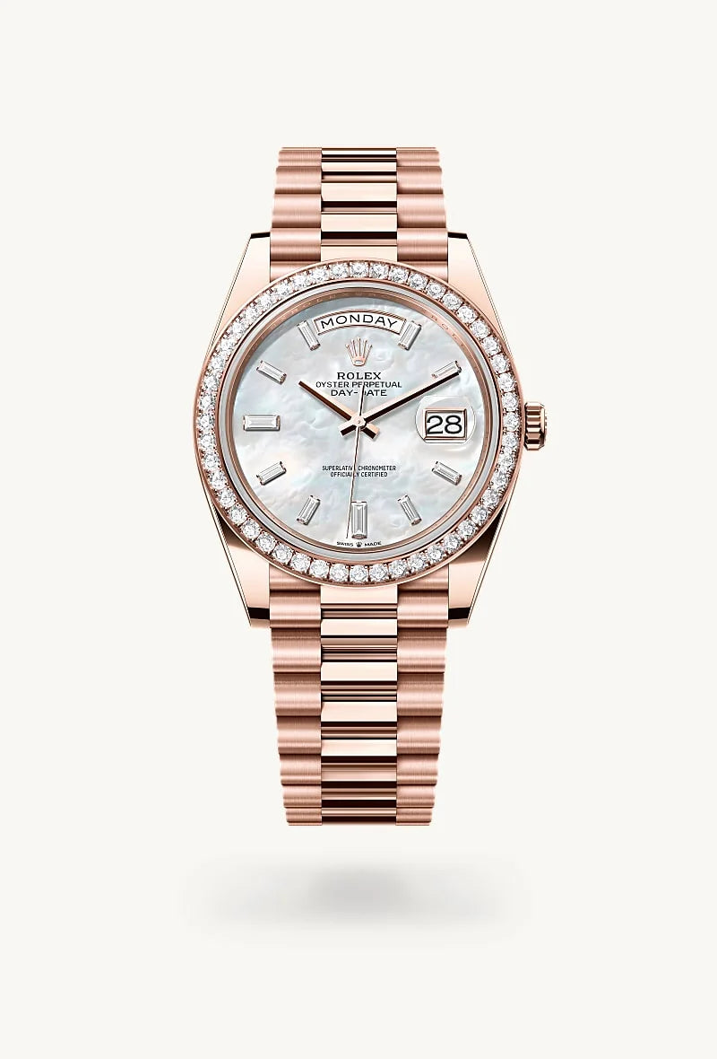 Rolex Day-Date 40 18 kt Everose gold, M228345RBR-0026
