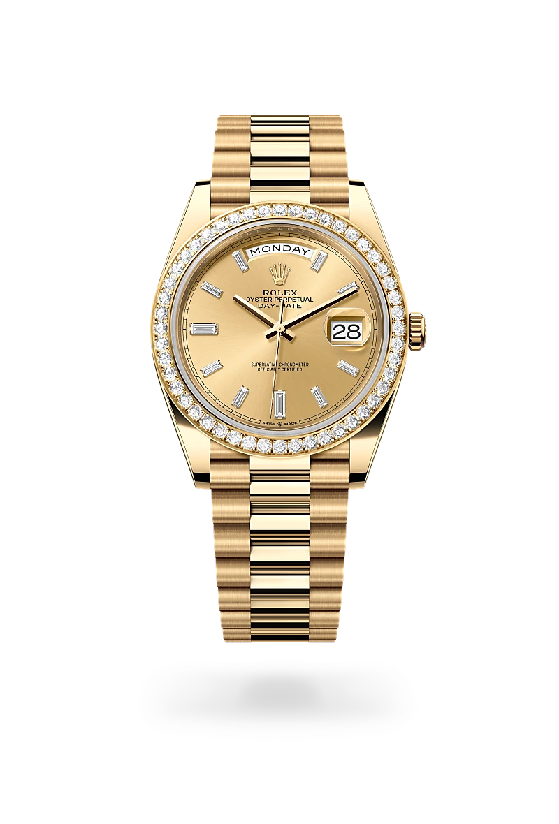 Rolex Day-Date in 18 kt yellow gold, M228348RBR-0002 - Meierotto Jewelers