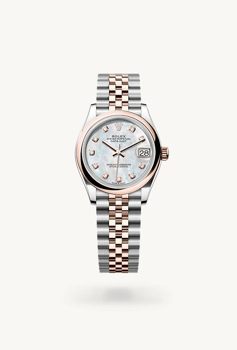 Rolex Datejust 31 Everose Rolesor - combination of Oystersteel and Everose gold, M278241-0026