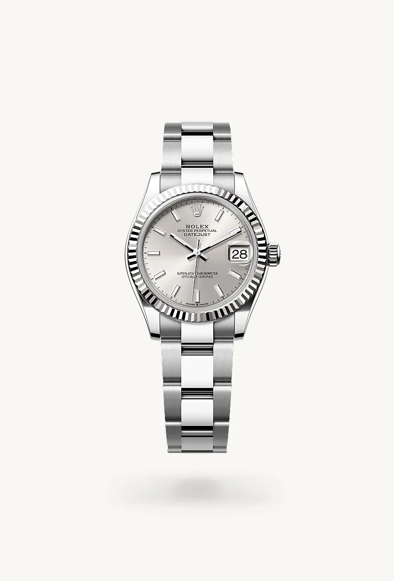 Rolex Datejust 31 White Rolesor - combination of Oystersteel and white gold, M278274-0011