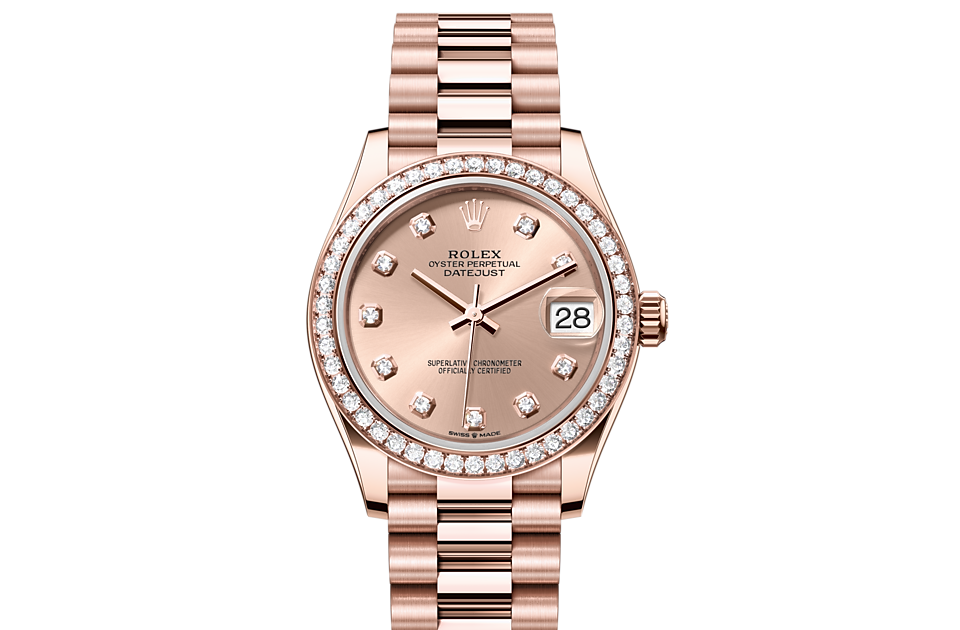 Rolex Datejust 31 M278285RBR-0025 Watch Front Facing