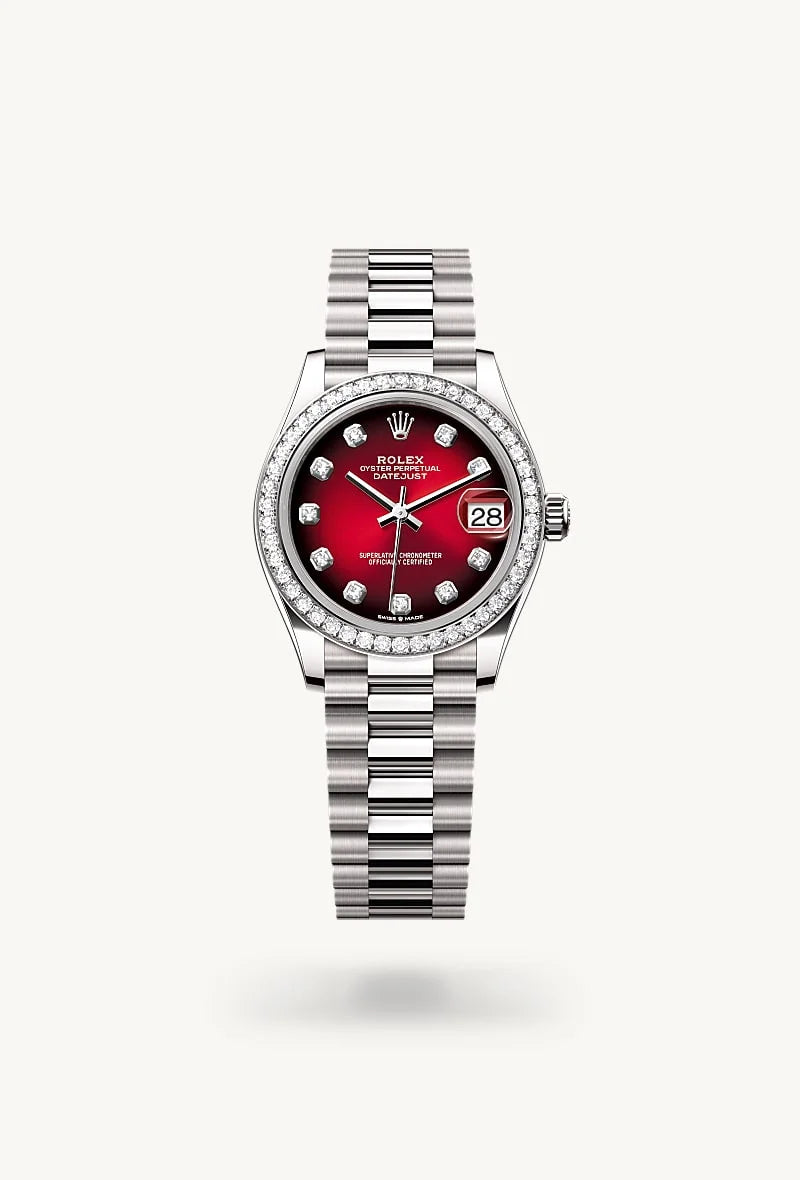 Rolex Datejust 31 18 kt white gold, M278289RBR-0028