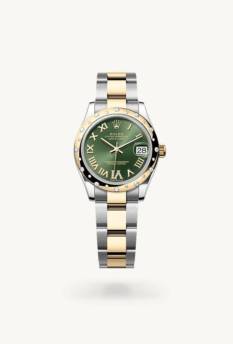 Rolex Datejust in Yellow Rolesor - combination of Oystersteel and yellow gold, M278343RBR-0015 - Meierotto Jewelers