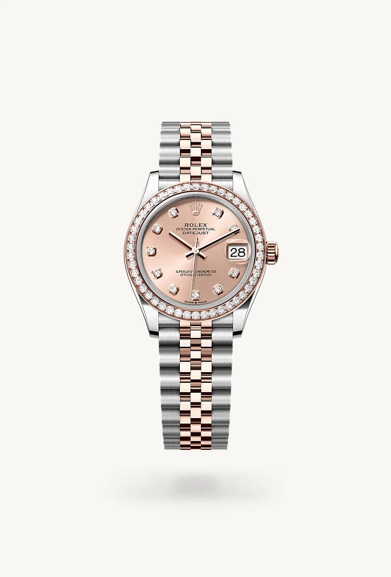 Rolex Datejust 31 Everose Rolesor - combination of Oystersteel and Everose gold, M278381RBR-0024