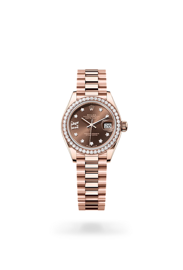 rolex Lady-Datejust in 18 kt Everose gold, M279135RBR-0001 - Meierotto Jewelers