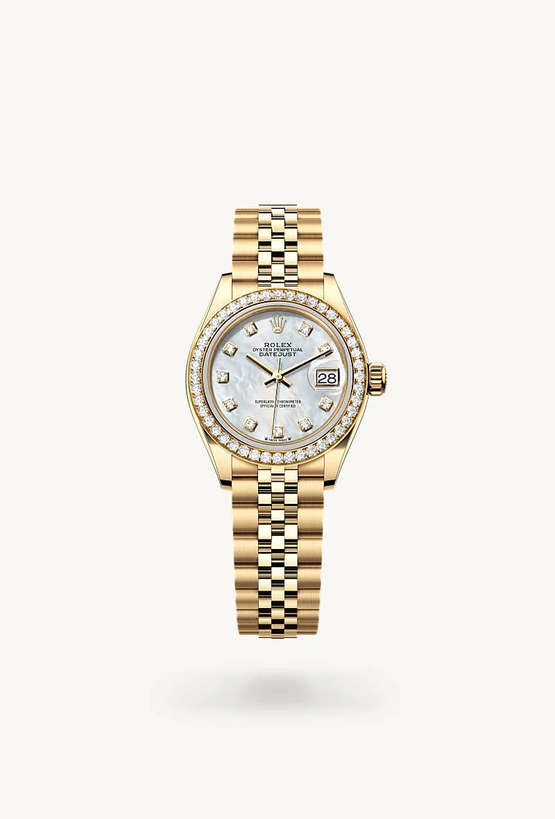 Rolex Lady-Datejust 18 kt yellow gold, M279138RBR-0016