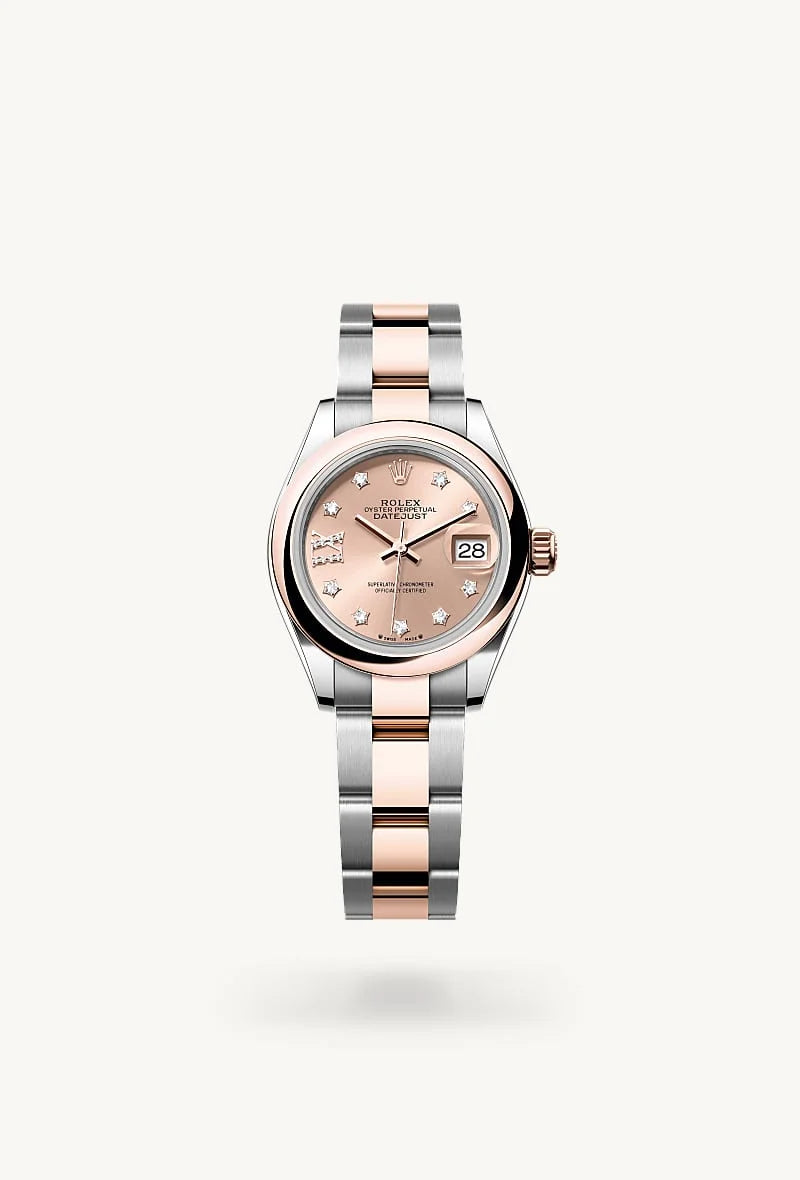 Rolex Lady-Datejust Everose Rolesor - combination of Oystersteel and Everose gold, M279161-0028
