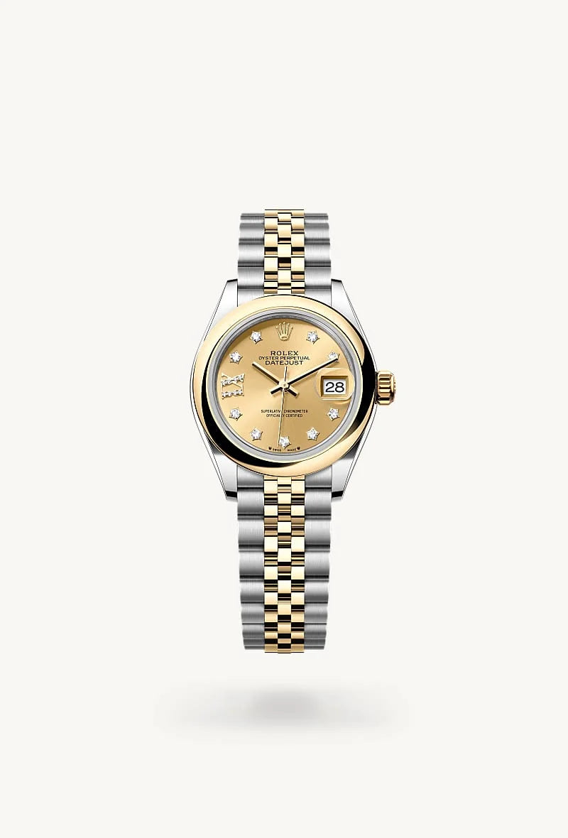 Rolex Lady-Datejust Yellow Rolesor - combination of Oystersteel and yellow gold, M279163-0022