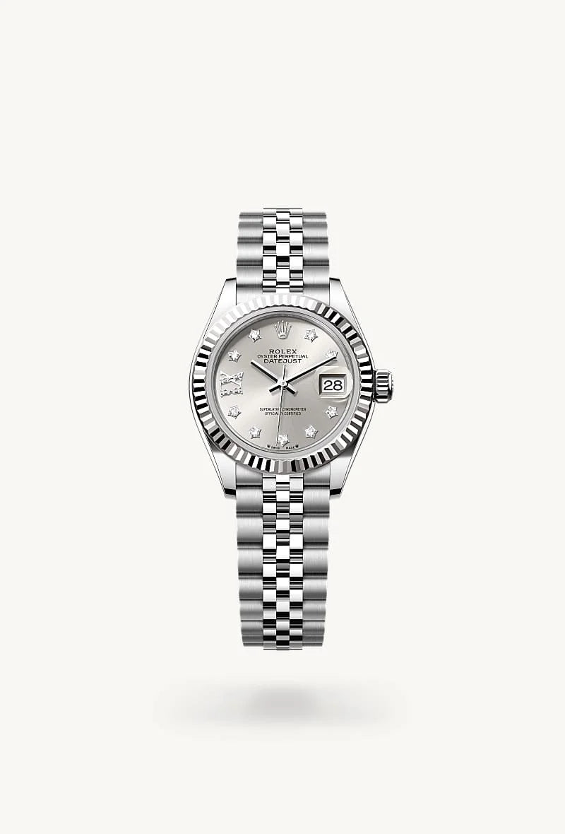 Rolex Lady-Datejust White Rolesor - combination of Oystersteel and white gold, M279174-0021