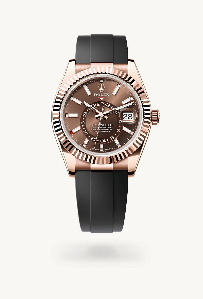Rolex Sky-Dweller 18 kt Everose gold, M336235-0002