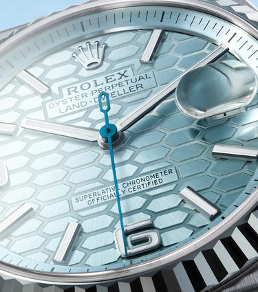alt="rolex new Land-Dweller watches 2025 - Meierotto Jewelers"