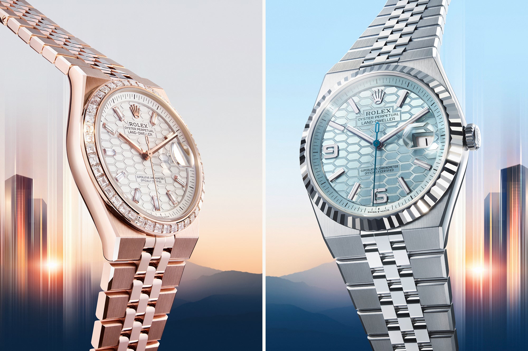 alt="rolex new Land-Dweller watches 2025 - Meierotto Jewelers"