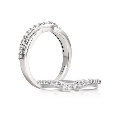 csv_image A. Jaffe Wedding Ring in White Gold containing Diamond WR0971/25-14Ksi