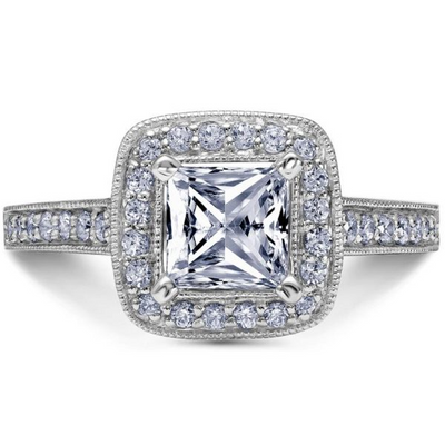csv_image Scott Kay Engagement Ring in White Gold containing Diamond M1606R310WW
