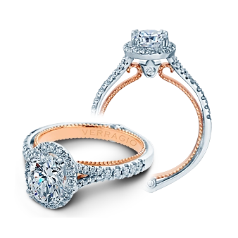 csv_image Verragio Engagement Ring in Mixed Metals containing Diamond ENG-0424OV-2T-18K