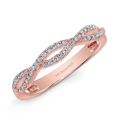 csv_image Wedding Bands Wedding Ring in Rose Gold containing Diamond 359801