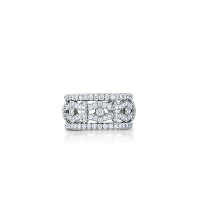 csv_image Jack Kelege Ring in Platinum/Palladium containing Diamond KPBD756