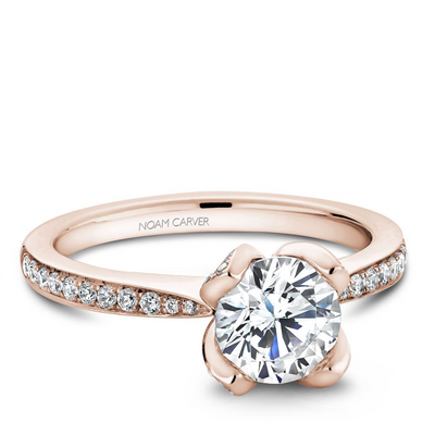 csv_image Noam Carver  Engagement Ring in Rose Gold containing Diamond B019-01RM-100A