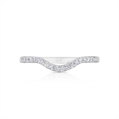 csv_image Tacori Wedding Ring in White Gold containing Diamond HT 2561 B 1/2 W R