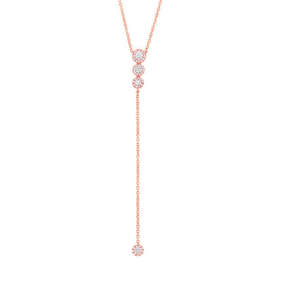 csv_image Necklaces Necklace in Rose Gold containing Diamond 369565