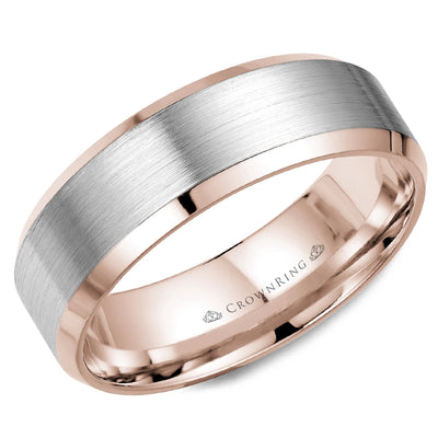csv_image CrownRing Wedding Ring in Mixed Metals WB-9532WR-S10