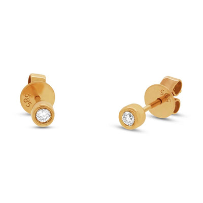 csv_image Earrings Earring in Yellow Gold containing Diamond 378461